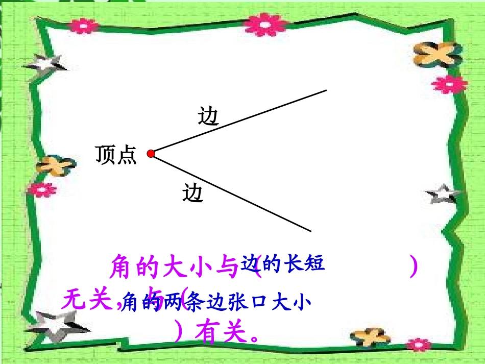 二年级数学下册《锐角和钝角》课件_第2页
