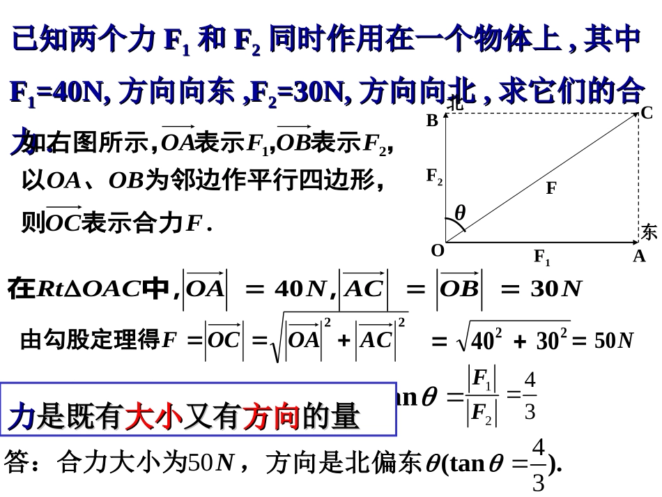 平面向量的实际背景及基本概念(-)lill_第2页