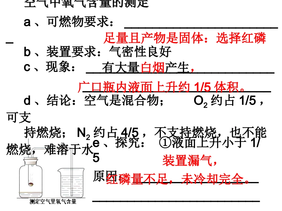 第二单元复习我们周围的空气_第3页