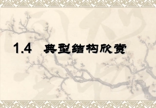 __典型结构欣赏(录像课)