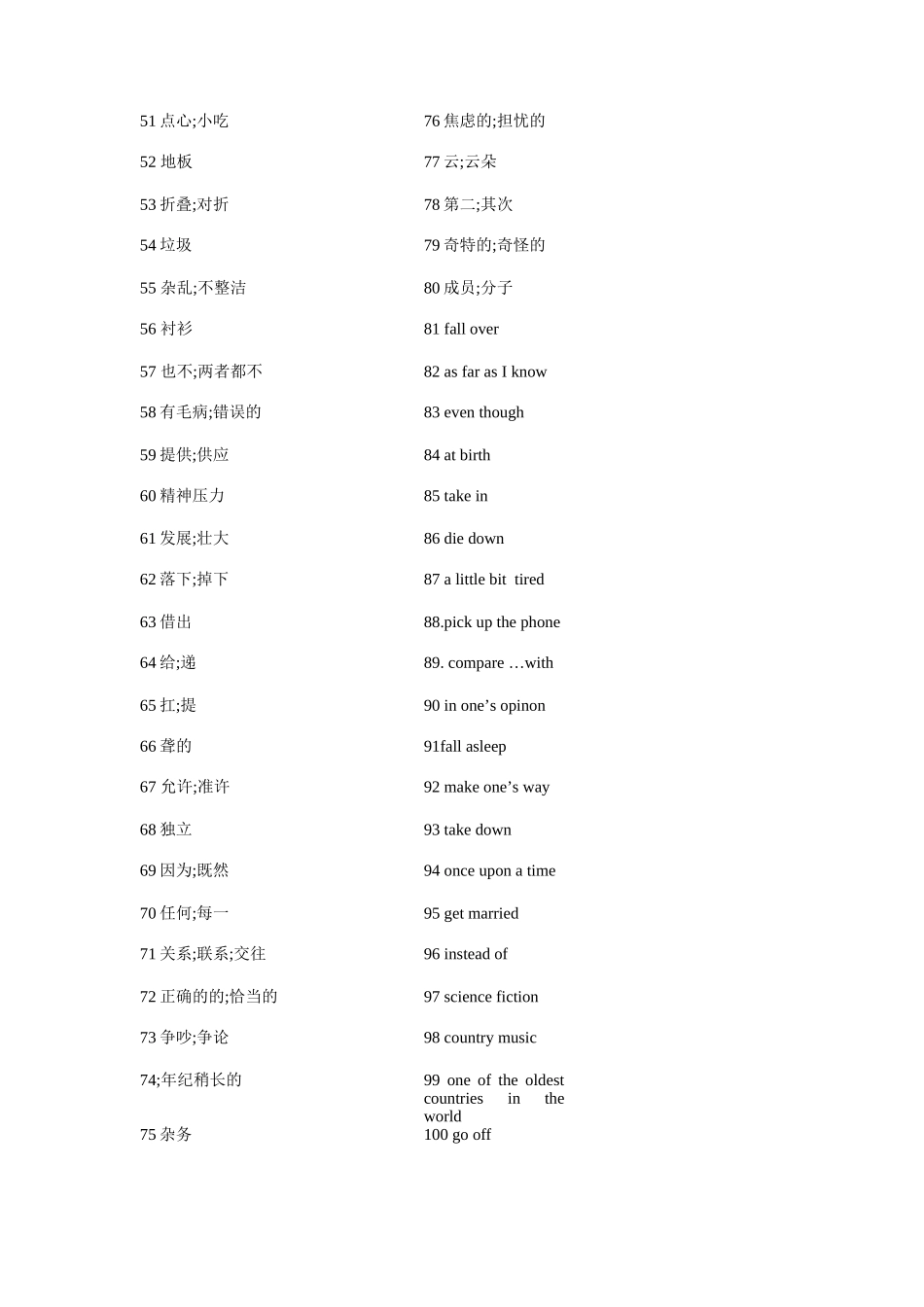 把下册词汇竞赛_第2页