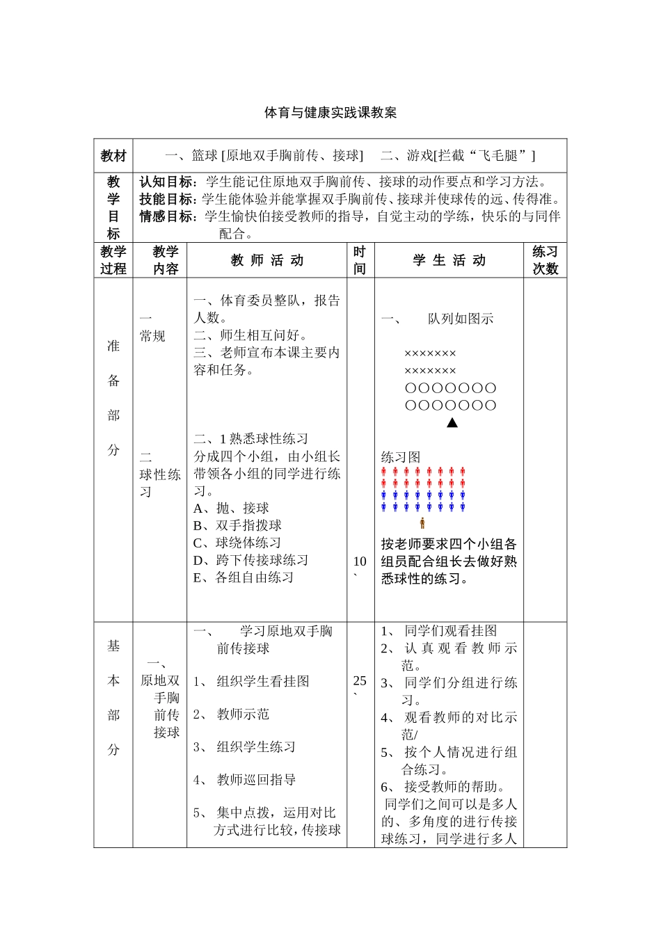 篮球原地双手胸前传接球_第2页