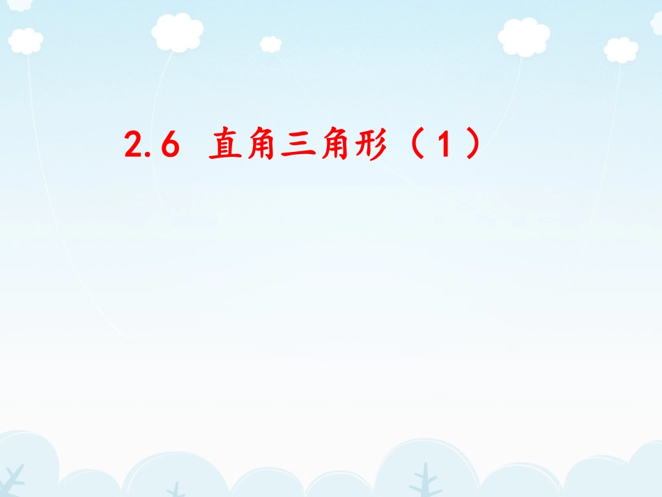 直角三角形（） _第1页