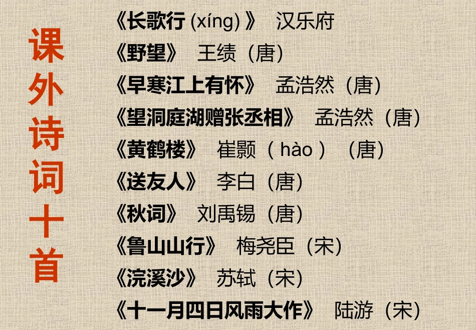 人教版八年级上课外古诗词赏析_第2页