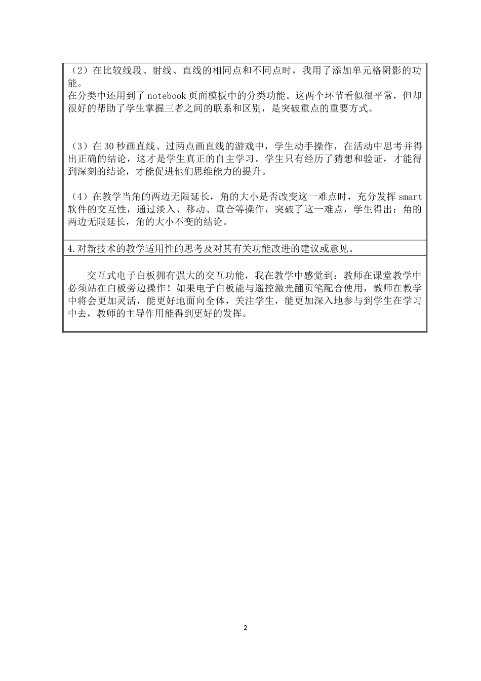 认识射线、直线和角教学反思_第2页