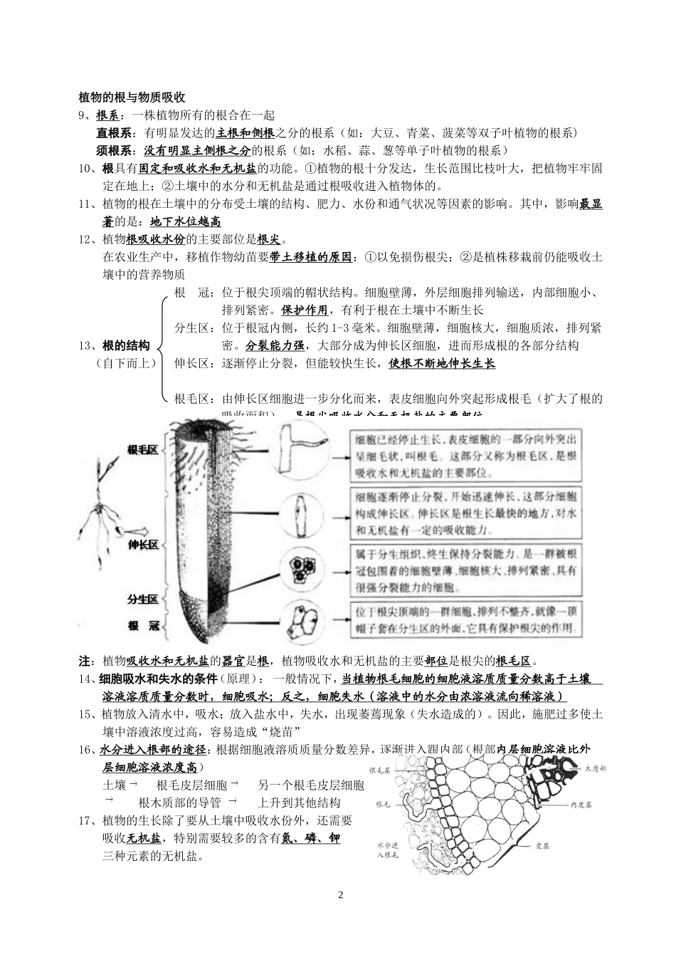 八年级下第四章复习提纲_第2页