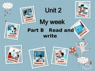 pep小学英语五年级上册unit2-My-week-B-read-and-write-课件