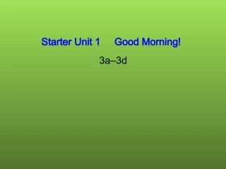七年级英语上册《Starter_Unit_1_Good_morning》课件3_（新版）人教新目标版