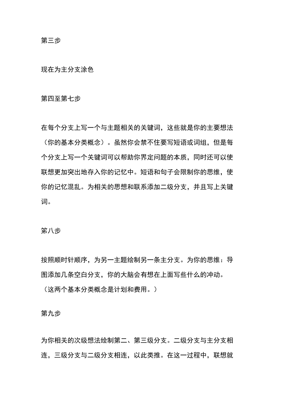 创作思维导图的步骤_第2页