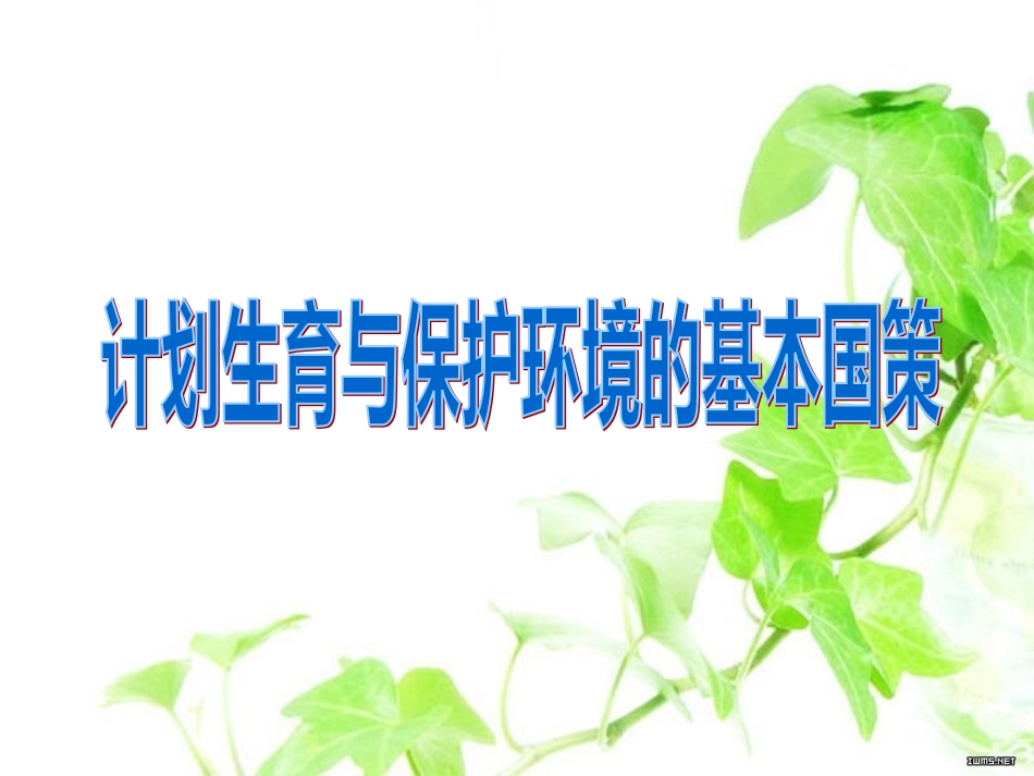 -计生与保护环境的基本国策_第2页