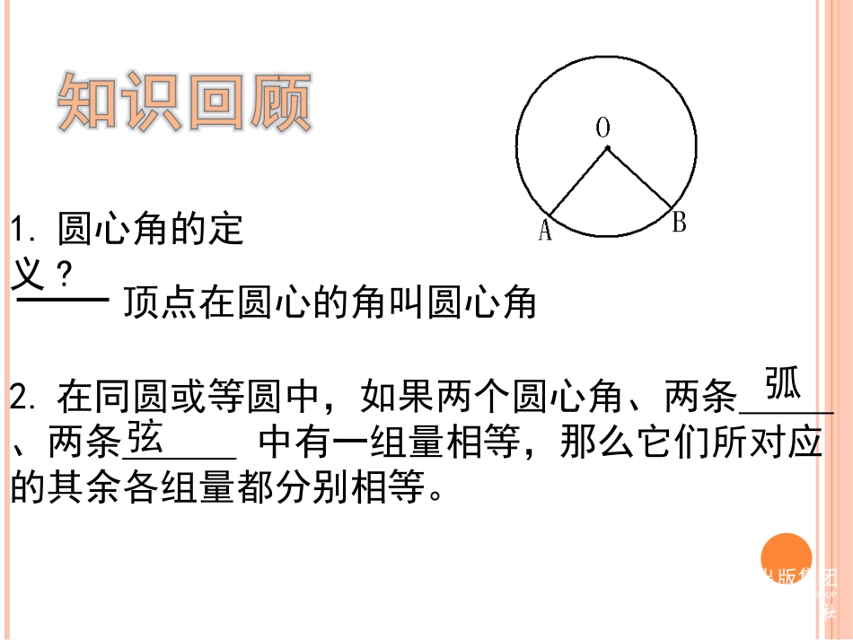 圆周角和圆心角的关系（第课时)_第2页