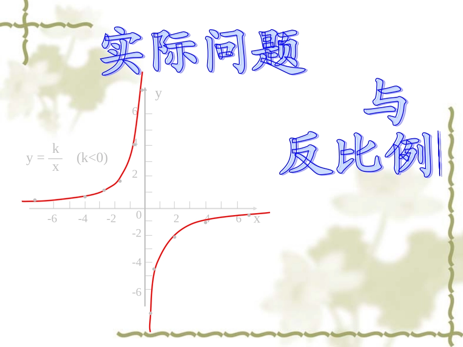 参赛课件实际问题与反比例函数1_第1页