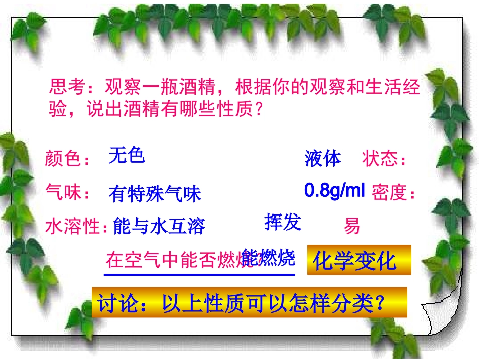 九年级化学物质的变化和性质22_第2页