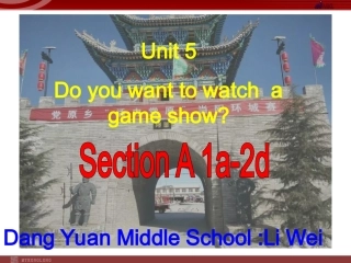 八年级上册第五单元SectionA（1a-2d）