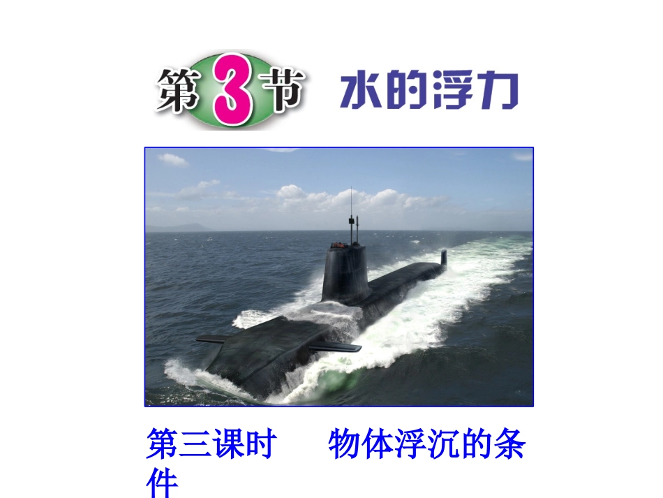 第3节水的浮力（第三课时） (2)_第1页