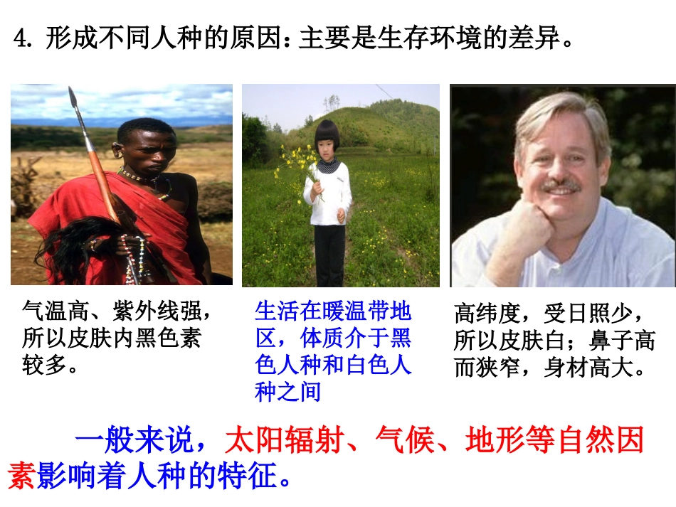 考点3知道世界三大人种、主要语言、三大宗教的概况（a）（复习课件）_第3页