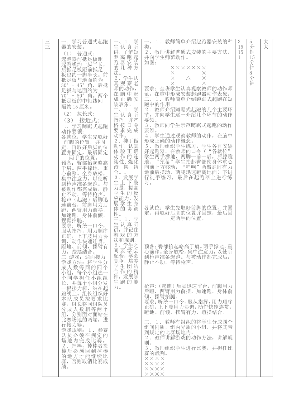 变速跑：蹲踞式起跑_第2页