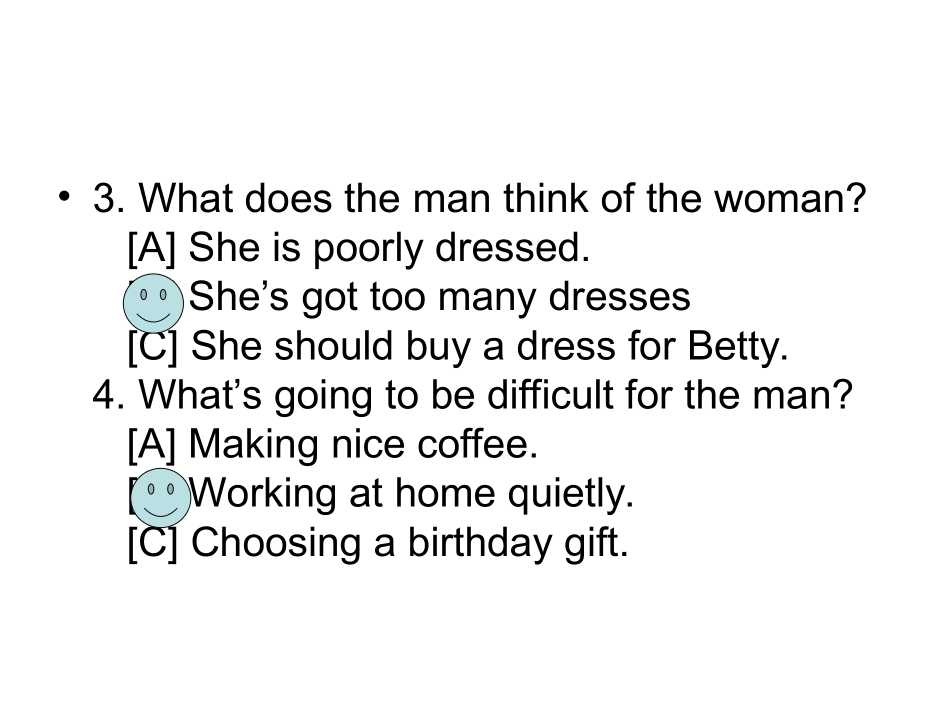 高考英语（全国卷）听力_第3页