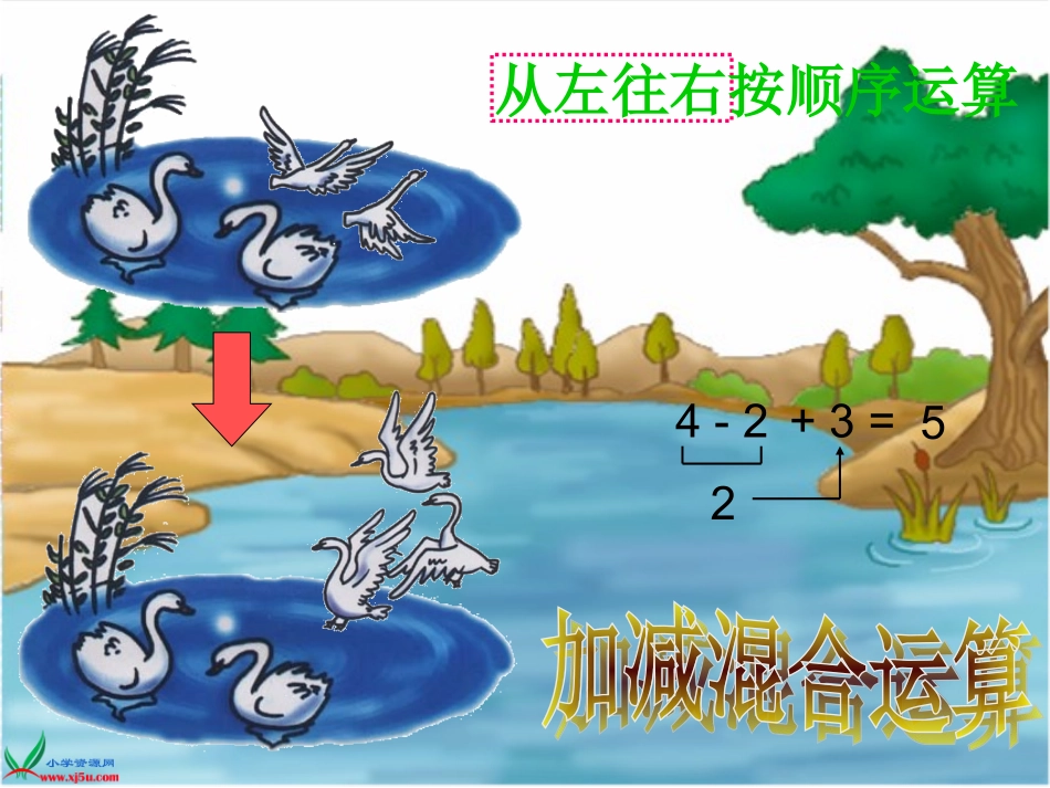 人教新课标数学一年级上册《加减混合4》PPT课件_第2页