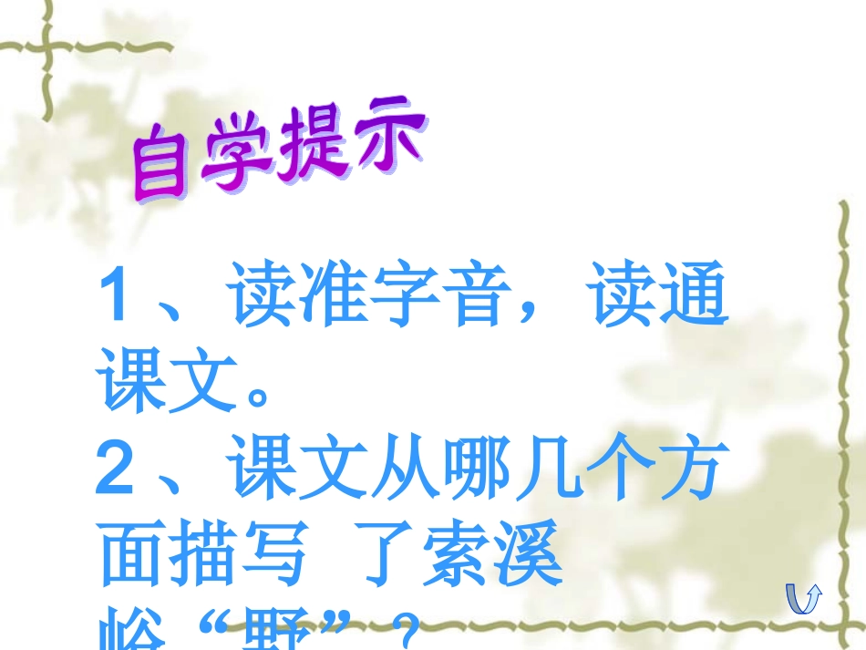 ,《索溪峪的野》课件_第3页