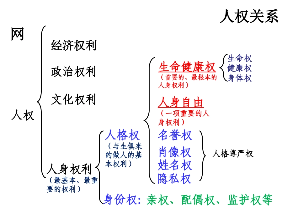 生命与健康的权利（思维导图）_第2页
