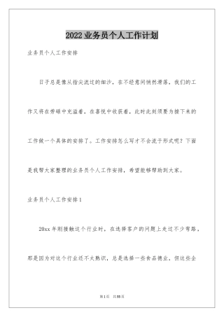 2024业务员个人工作计划_18