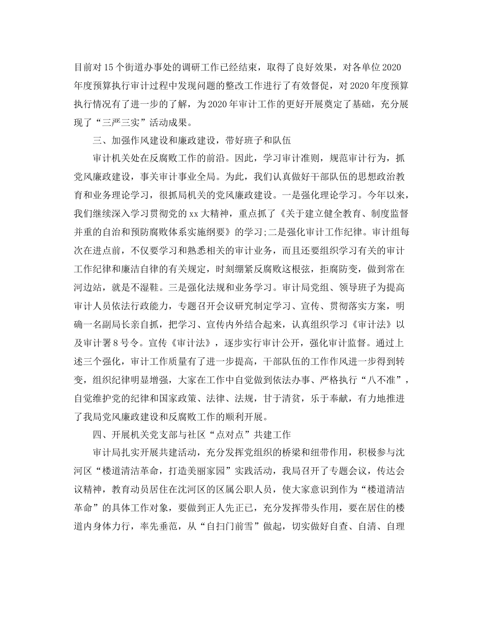 审计局党支部工作小结范文_第2页