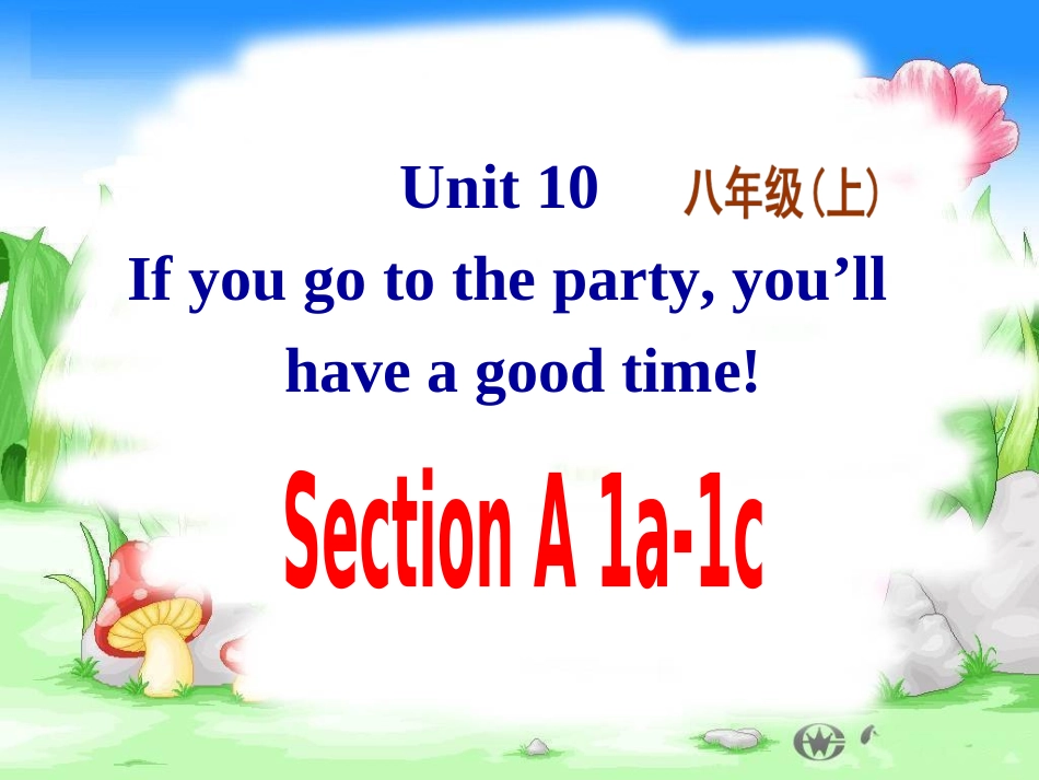 人教新目标八年级英语上册课件Unit10SectionA-1（共29张PPT）_第1页