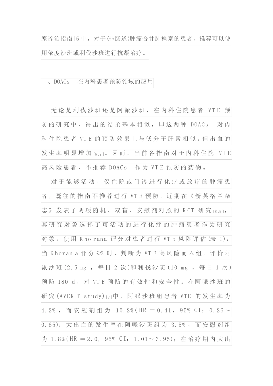2021直接口服抗凝药物在VTE治疗及预防领域进展(全文) _第3页