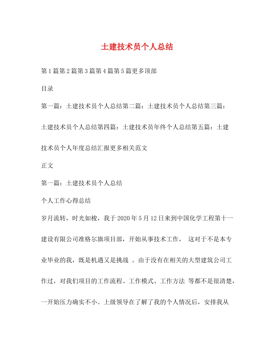 土建技术员个人总结_第1页