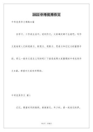 2024中考优秀作文_48