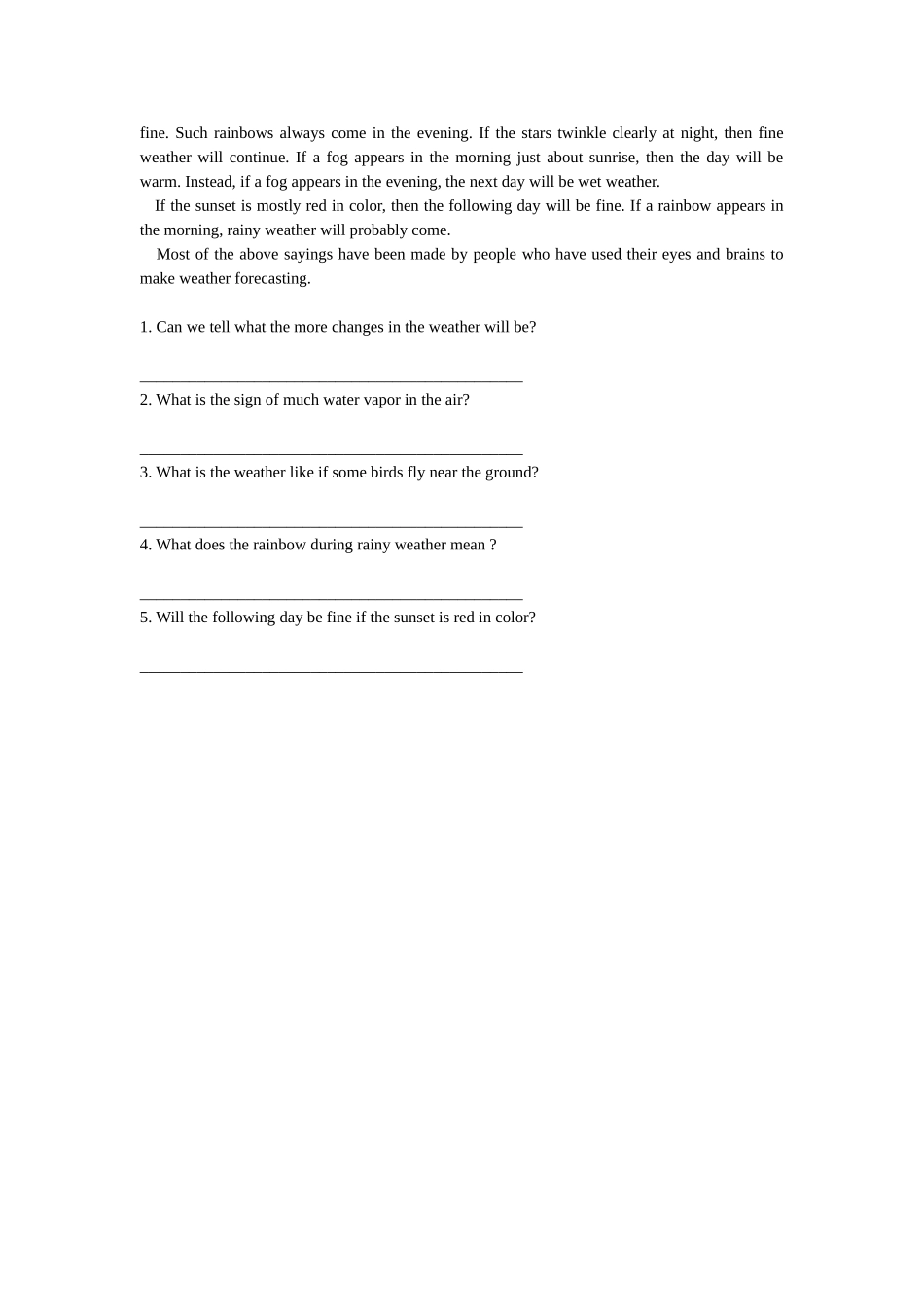 七年级知识竞赛英语部分_第2页