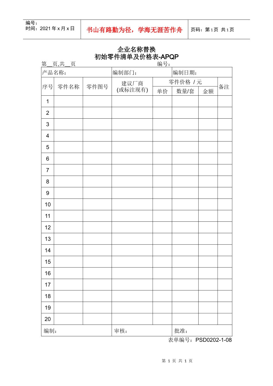 1.05-1初始零件清单及价格表_第1页