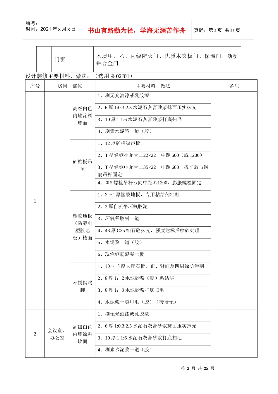 装修施工方案7655665566_第2页