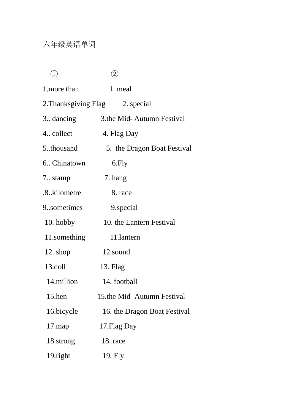 六年级英语单词1_第1页