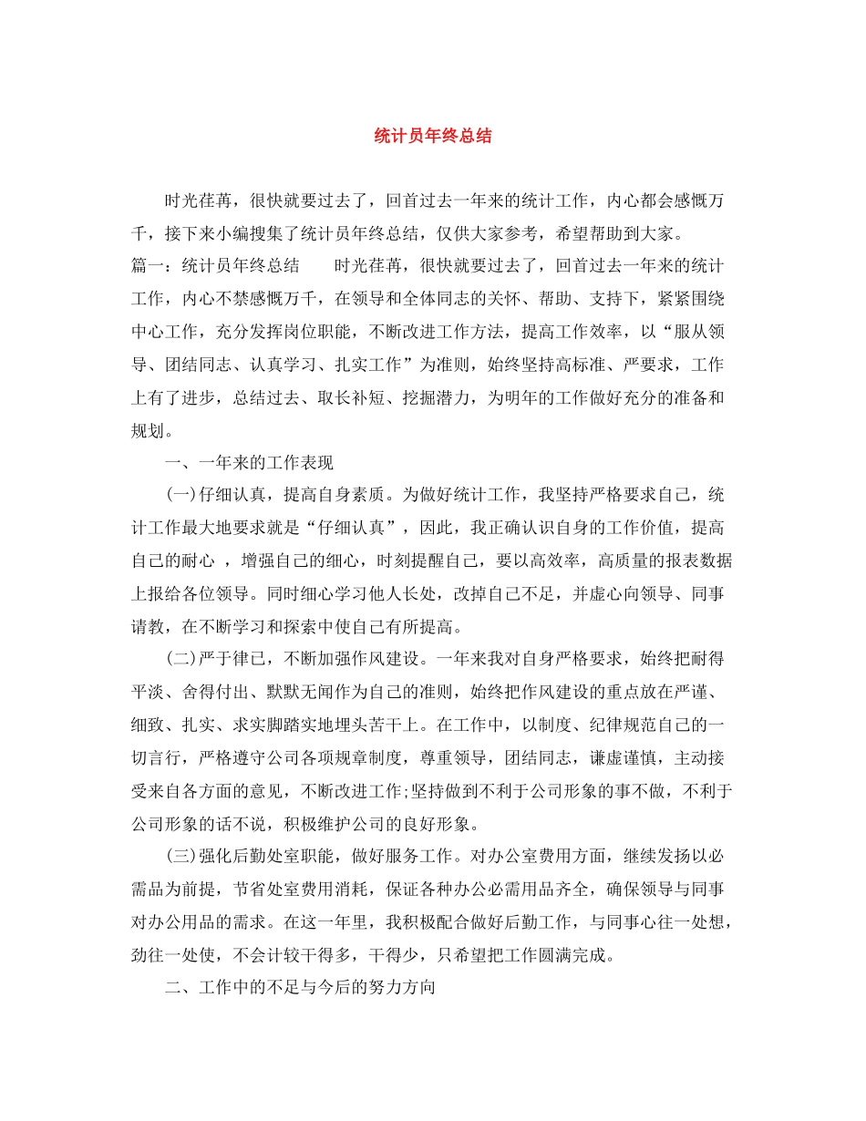 统计员年终总结_第1页