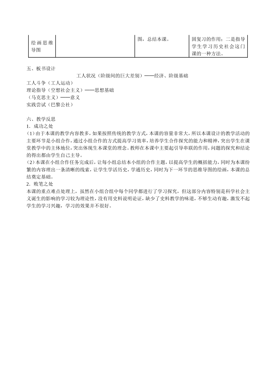 《工人的斗争与马克思主义的诞生》教学设计_第2页