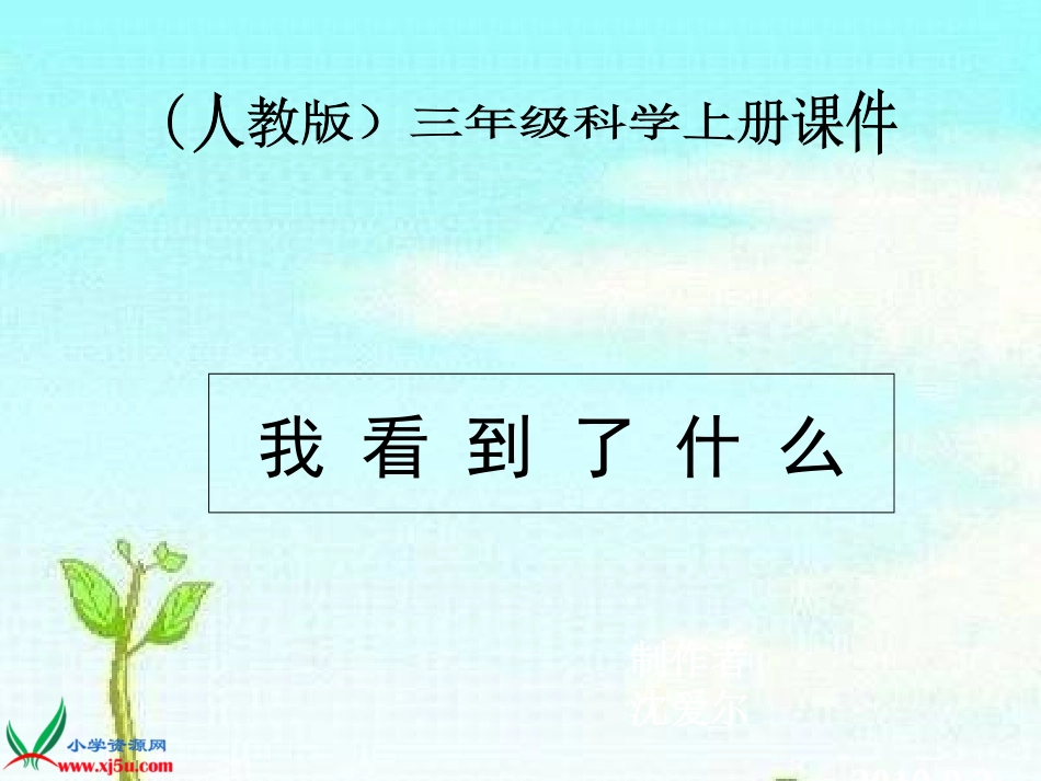 (人教版)三年级科学上册课件-我看到了什么-1_第2页