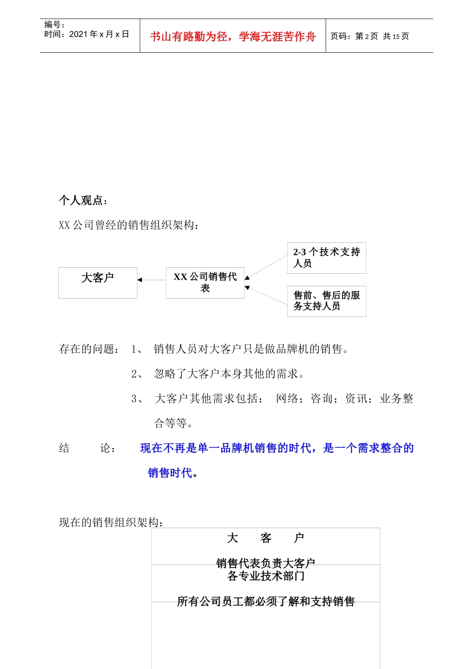 某某公司销售策略模式_第2页