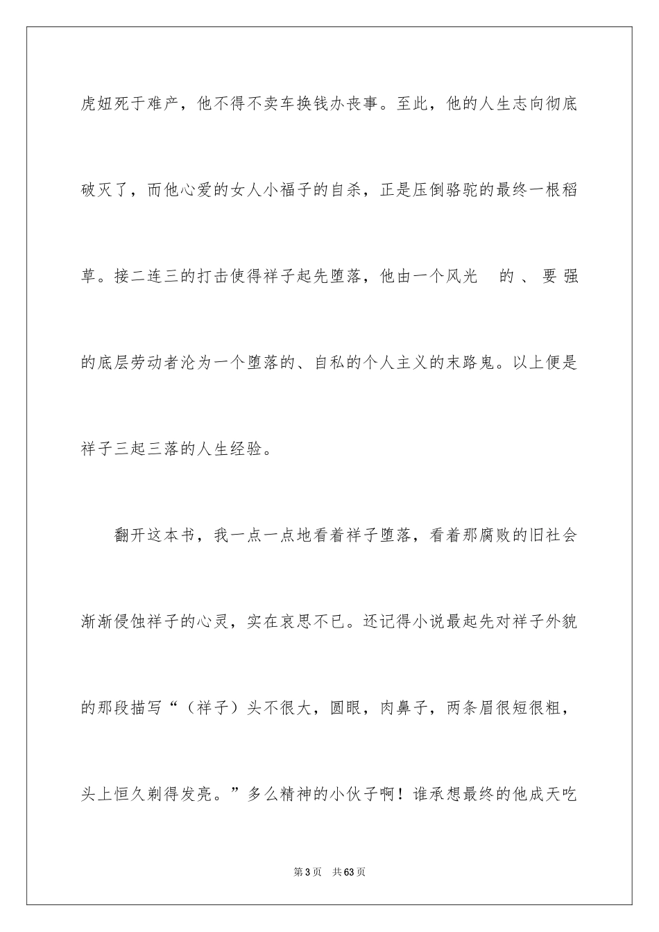 2024《骆驼祥子》读书笔记_48_第3页