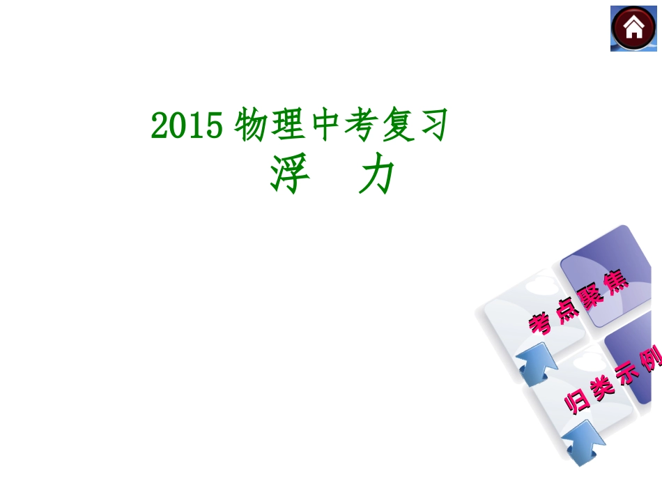 浮力中考复习课件_第1页