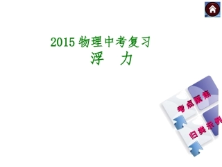 浮力中考复习课件