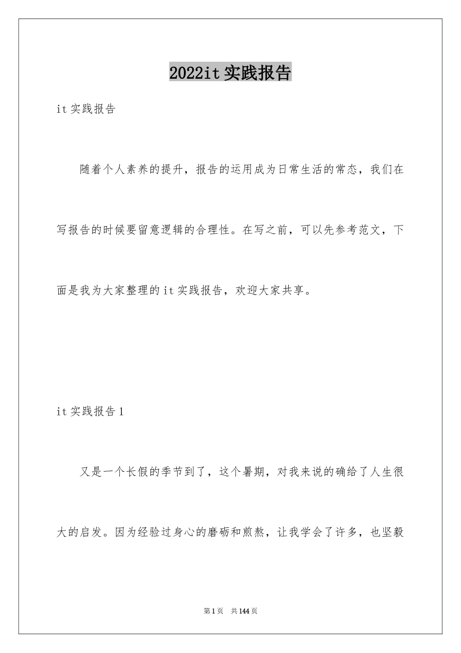 2024it实践报告_第1页