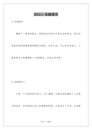 2024it实践报告