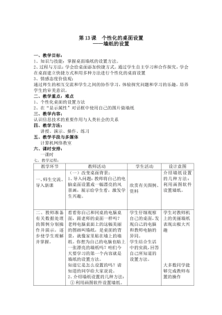 个性化的桌面设置