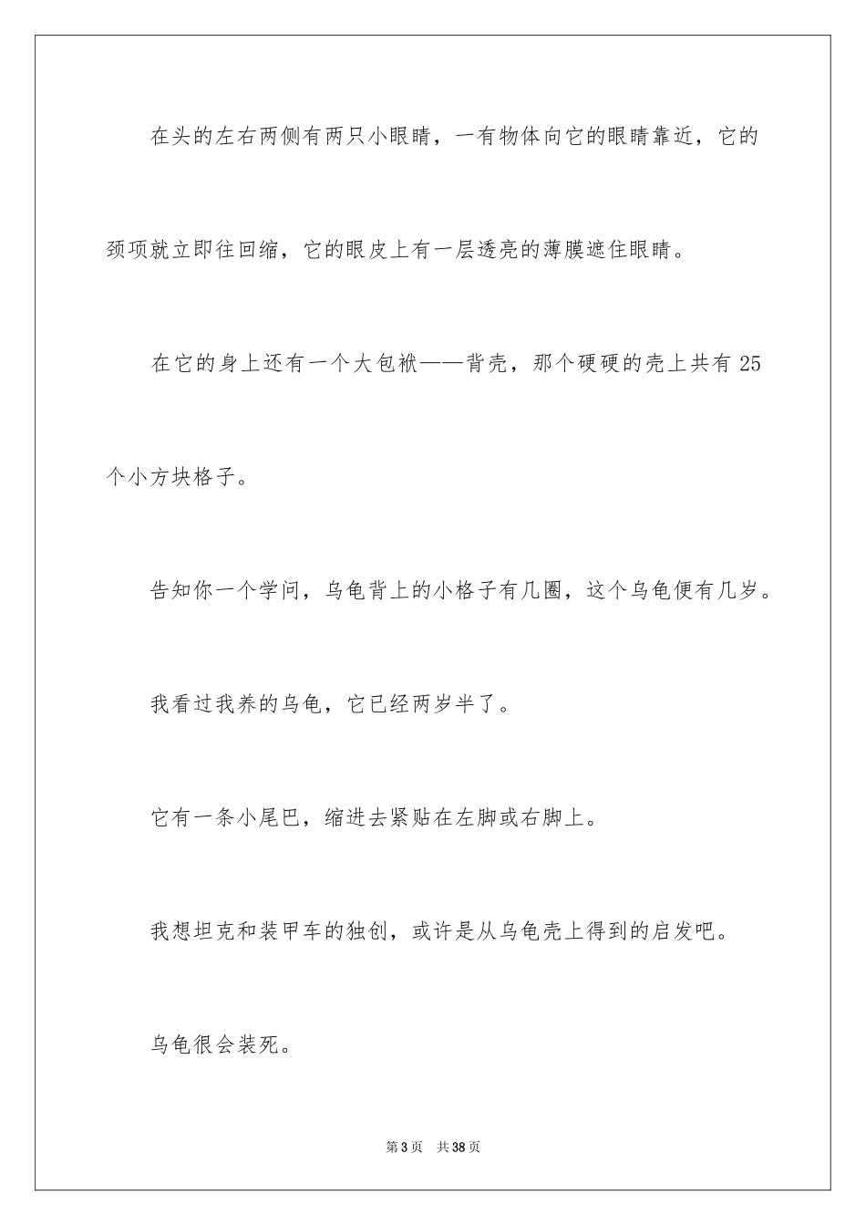 2024乌龟说明文_1_第3页