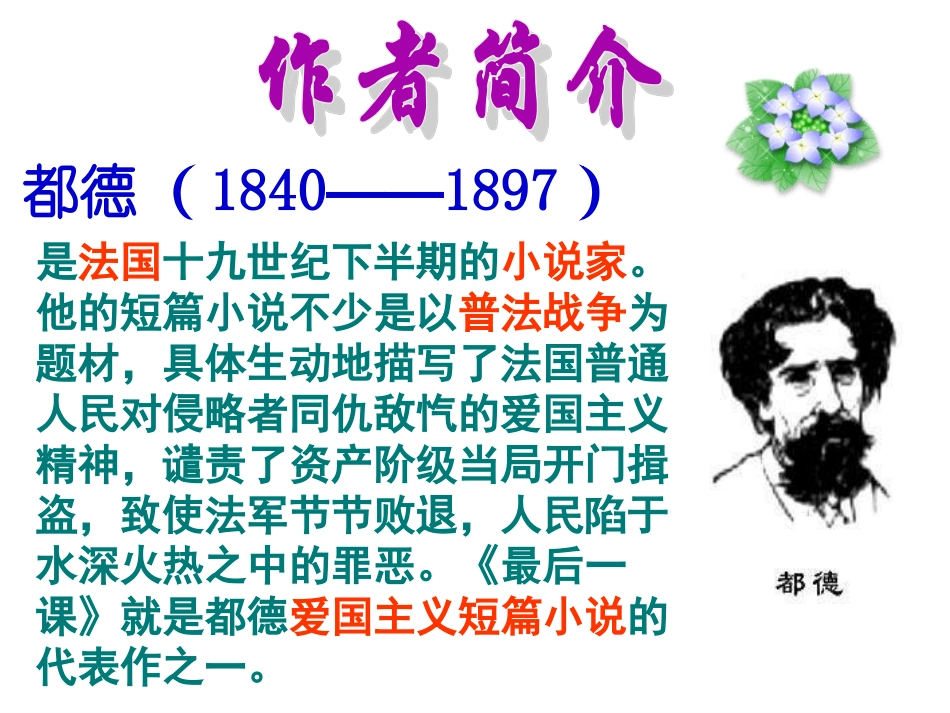 最后一课PPT_优秀课件_第2页