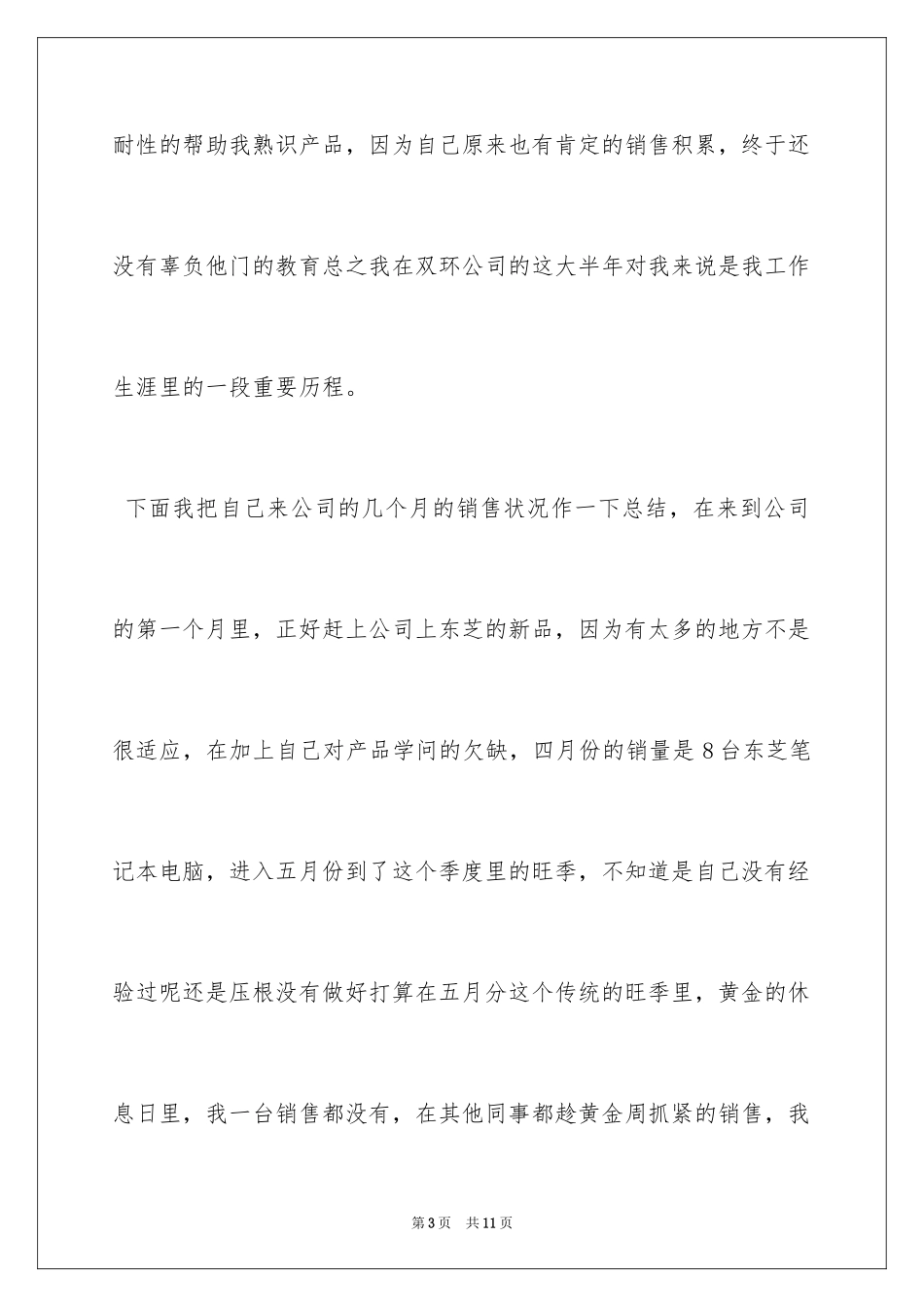 2024IT销售人员个人总结_第3页
