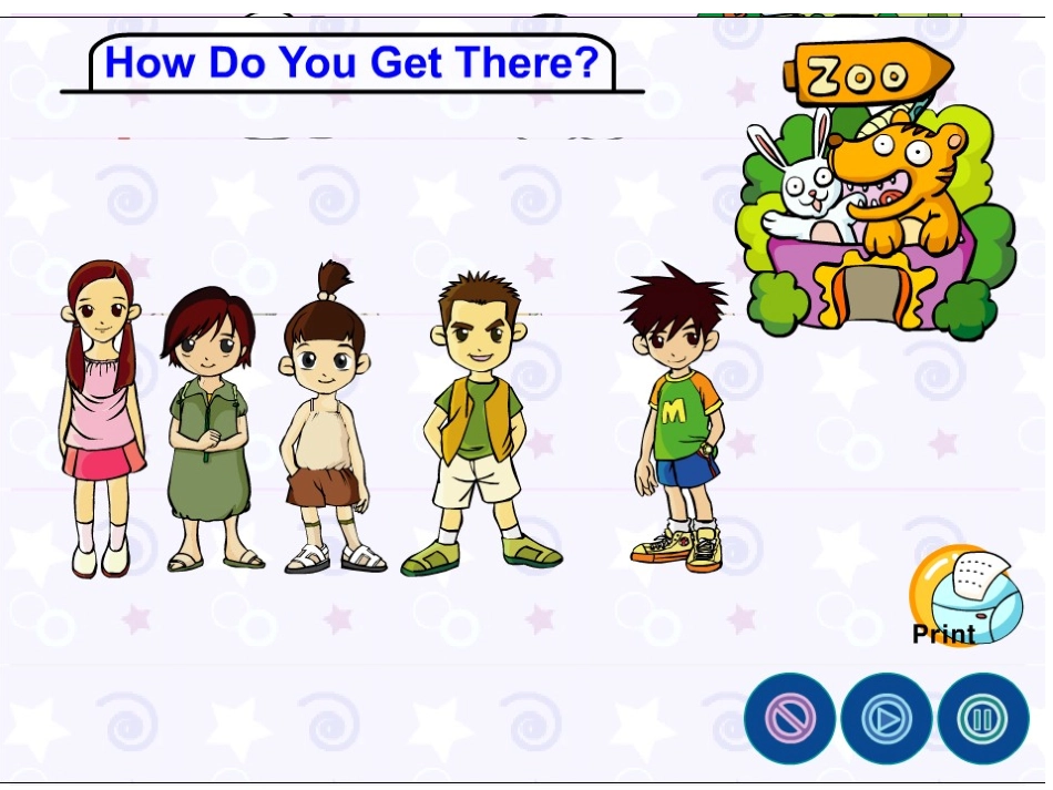 公开课Unit_Ways_to_go_to_school_A_Let's_learn_第3页
