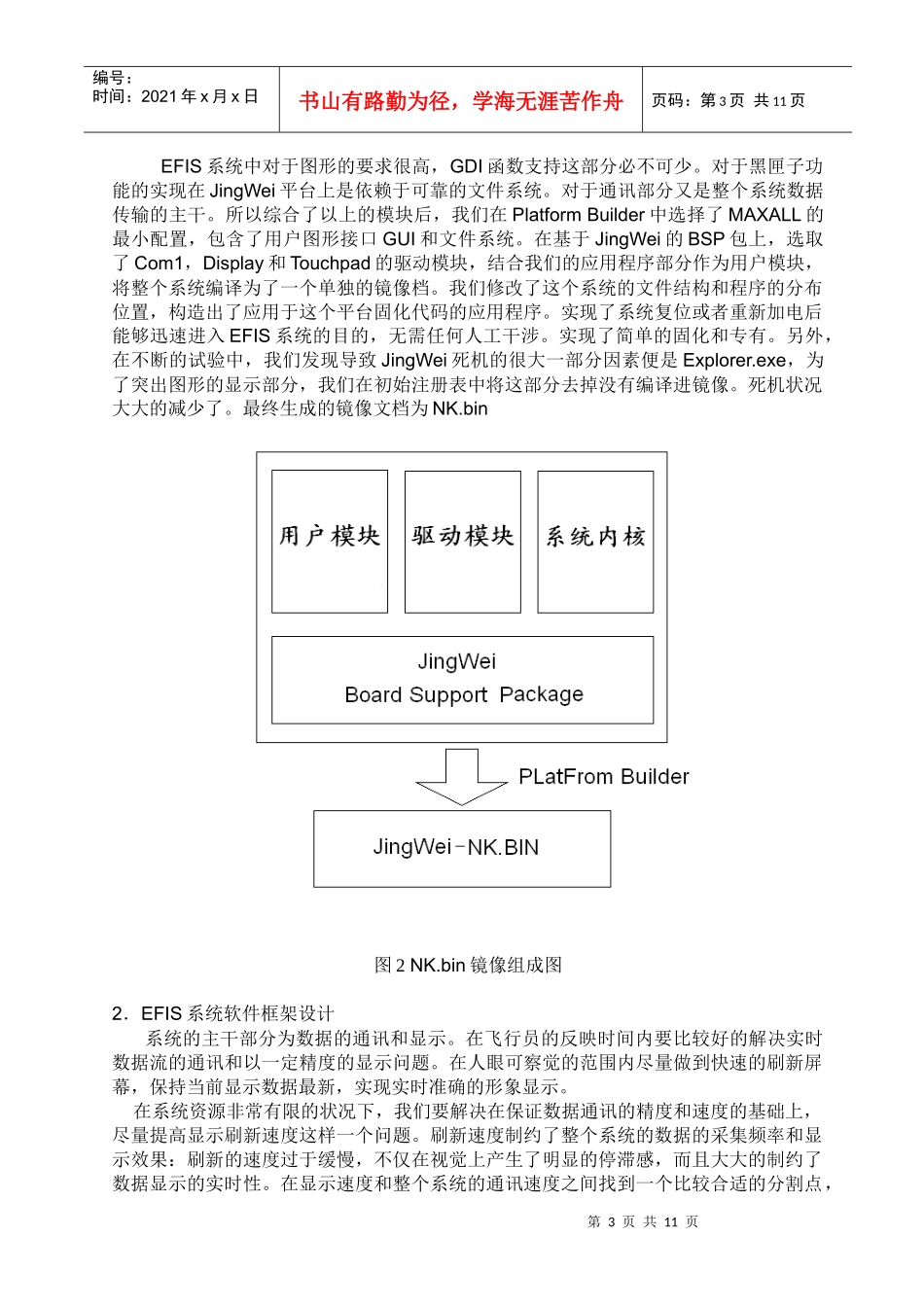 嵌入式电子飞行仪表系统的软件结构与实现_第3页